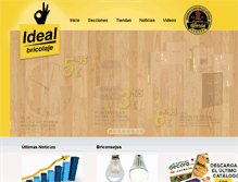 Tablet Screenshot of idealbricolaje.com